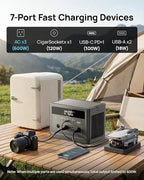 DaranEner 576Wh Solar Generator 600W, Portable Power Station - Image 3