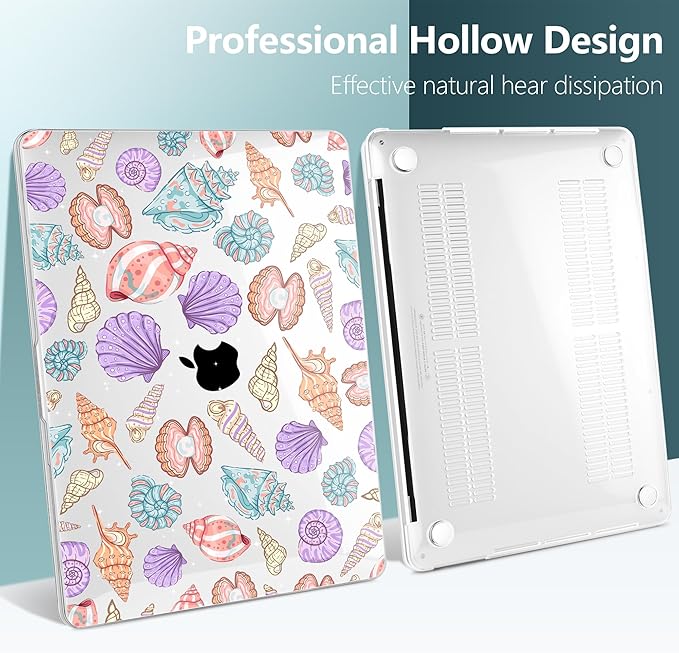 TWOLSKOO Compatible with MacBook Pro 13 inch Case 2023-2016 A2338 M2/M1 A2251 - Image 5