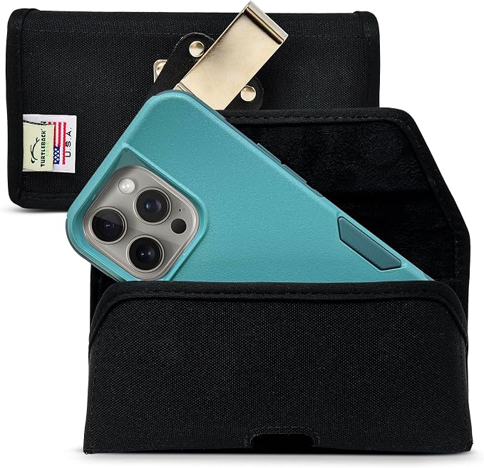 Turtleback Belt Clip for iPhone 16 Pro, 15 pro 14 Pro 13 Pro -Medium- Fits by Turtleback