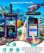 Hiearcool Universal Waterproof Phone Pouch, Dry Bag Compatible - Image 6