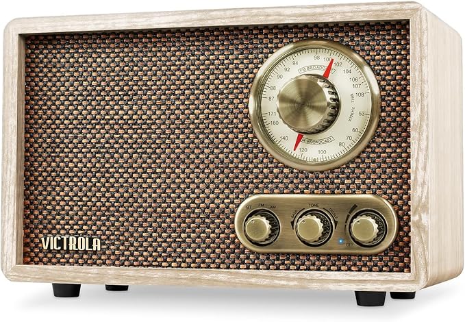 Victrola Willow – Retro Wood Bluetooth Radio by Victrola