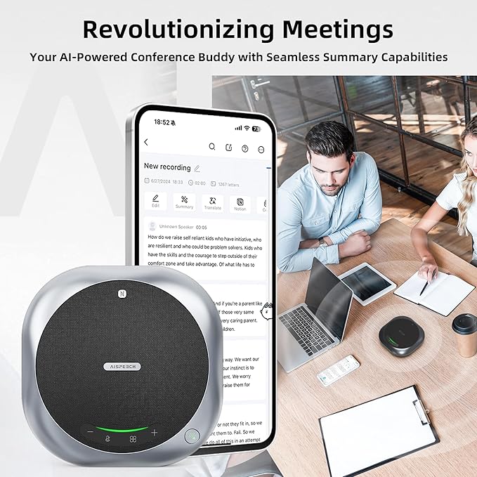Bluetooth Conference Speakerphone M6 Conference Microphone - Image 2