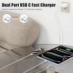Fast iPhone 16 15 Charger, Dual Port USB C Charger Fast Charging Block - Image 2