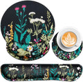 Mouse Pad with Wrist Rest Set, Qomolama 3-in-1 Wrist Support Mouse Pad Set by QOMOLAMA