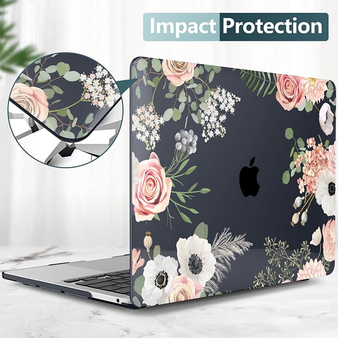 TWOLSKOO Compatible with MacBook Pro 13 inch Case 2023-2016 A2338 M2/M1 A2251 - Image 4