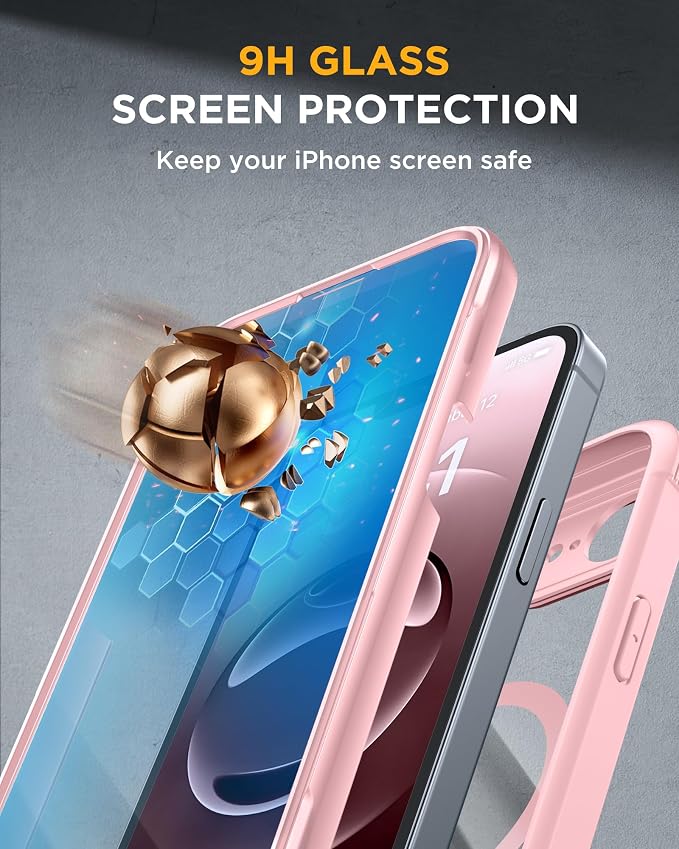 Miracase Magnetic for iPhone 16e Case Full-Body Phone - Image 3