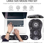Mouse Pad Wrist Support, 2 in1 Keyboard Wrist Rest+ Ergonomic Mouse Pad - Image 5