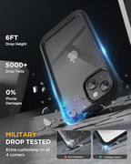 Miracase Glass Series Designed for iPhone 15 Plus Case 6.7', Full-Body Military - Image 3
