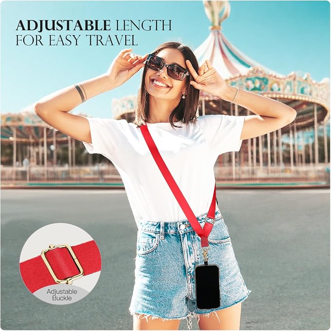 TiMOVO Phone Lanyard Crossbody Wrist Strap, Adjustable Anti-Theft Strap - Image 7