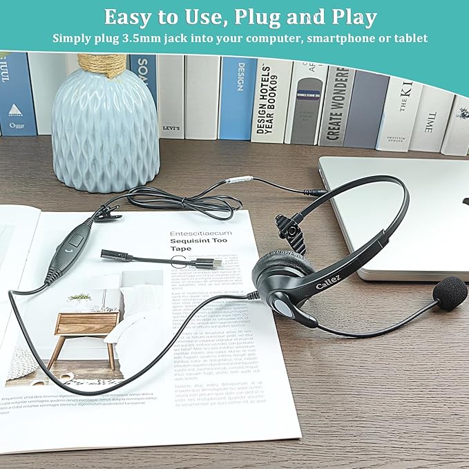 3.5mm Jack Cell Phone Headset - Image 6