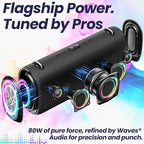 Vibe Pro Outdoor Bluetooth Speaker, 80W Peak Loud Portable Wireless Speaker - Image 4