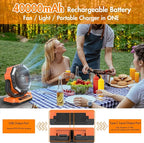 40000mAh Battery Powered Camping Fan - Image 2