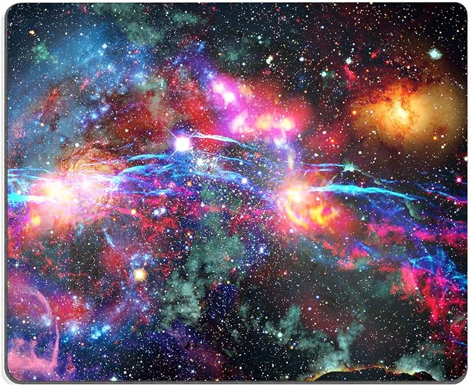 Galaxy and Nebula Mouse Pad, Milky Way Galaxy Mouse Pad, Gaming Mouse Mat by EASTSMOOTH