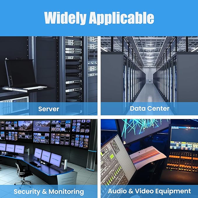 RAISING ELECTRONICS 22U Wall Mount Network WiFi Server Cabinet Rack Enclosure - Image 6