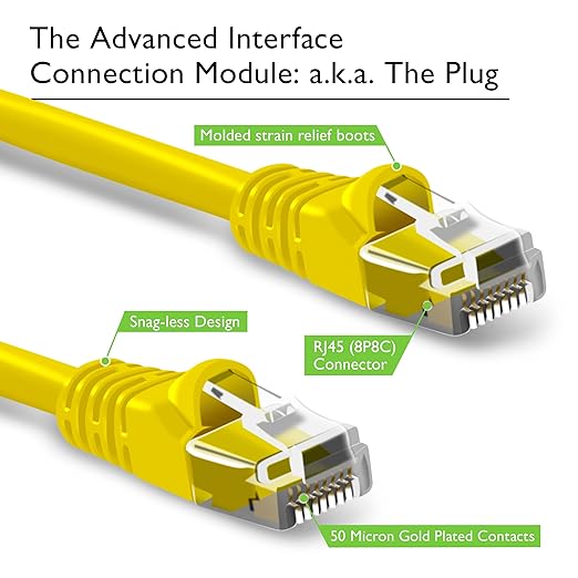 GearIT 50-Pack, Cat5e Ethernet Patch Cable 1 Foot - Image 2