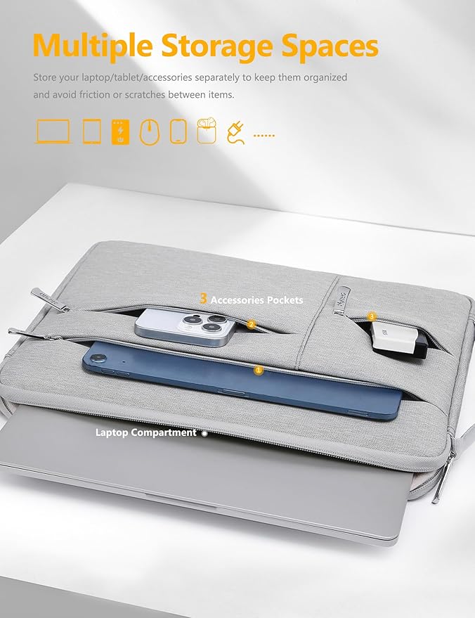 HYZUO 14-15 Inch Laptop Sleeve Bag - Image 2