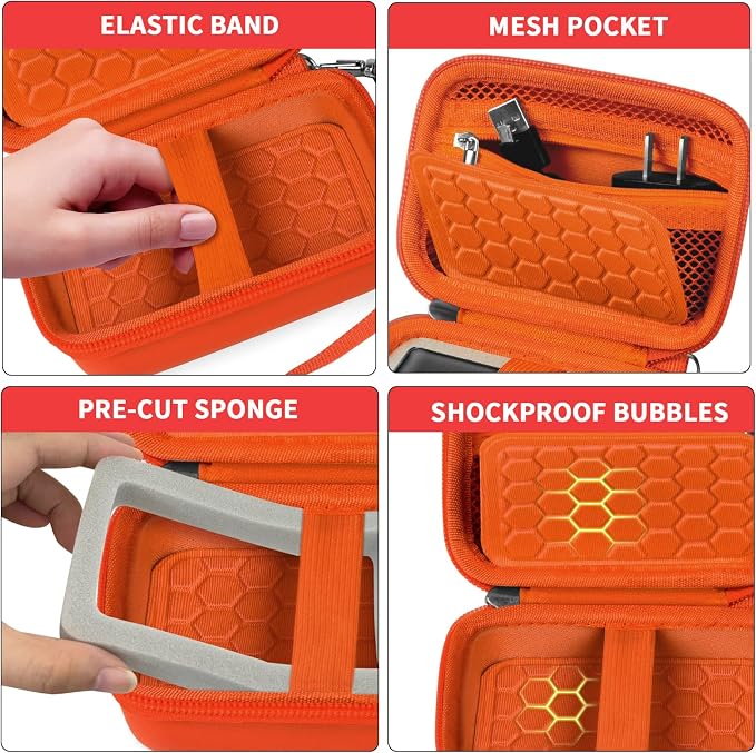 Carrying & Protective Case for Digital Camera, AbergBest 21 Mega Pixels 2.7" - Image 3