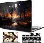 MEEgoodo Case for M4/M3/M2 MacBook Air 13.6 inch Case 2025 2024 2022, Fit Model by MEEgoodo