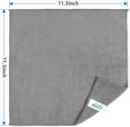 HOMEXCEL Grey Microfiber Cleaning Cloth, 150 Pack Cleaning Rags, Cleaning Towels - Image 7