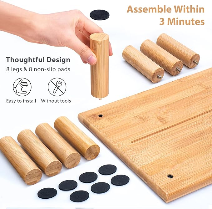 Dual Monitor Stand Riser with Drawer - Image 7