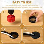 Desk Grommet 1.5 Inch 10 Pieces, Desk Hole Cover - Image 4