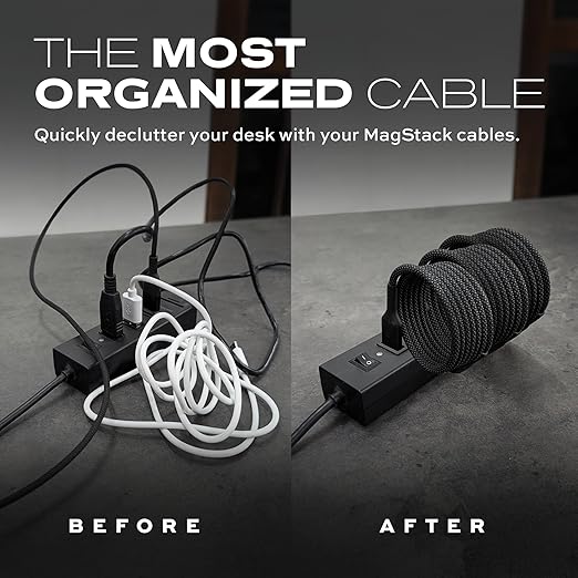 Statik MagStack Pro USB C to USB C Cable, Magnetic Type C Charger Fast Charging - Image 2