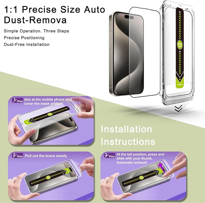 [2-Pack Ultra HD Clear Screen Protector - Image 3