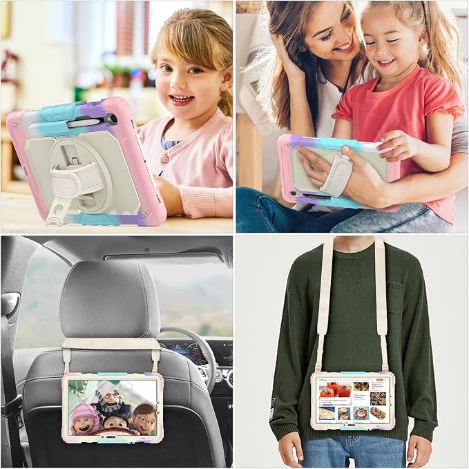 SEYMAC stock Case for Samsung Galaxy Tab S10 FE / S9 / S9 FE 5G Tablet Case - Image 5