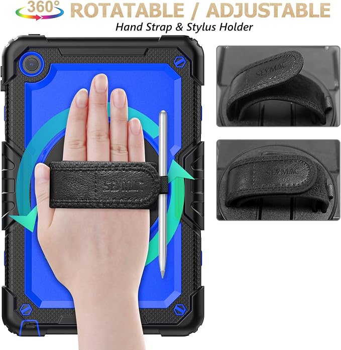 SEYMAC stock Tablet Case for Lenovo Tab M10 Plus 3rd Gen 10.6 inch Drop-Proof - Image 3