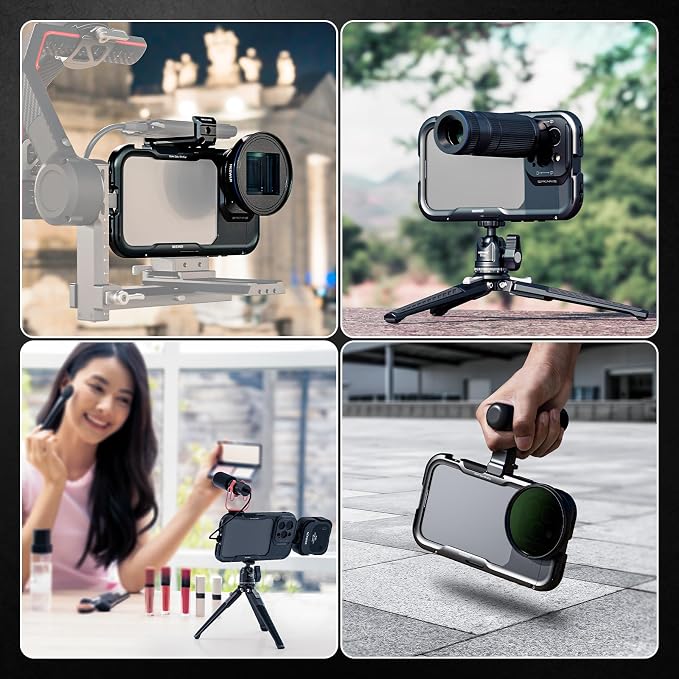 NEEWER 16 Pro Max Cage, Quick Release Video Rig Phone Stabilizer Compatible - Image 8