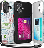 TORU CX Slim for iPhone 16 Case Wallet | Protective Shockproof Heavy Duty Cover by TORU