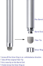 Stylus, Compatible with iPad, Kindle Fire, 4 Extra Replaceable Hybrid Fiber Tips - Image 6