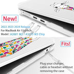 Mektron for 2025 M4 MacBook Air 13.6 Inch A3240 Case Fits 2023 A2681 M2 2024 - Image 2