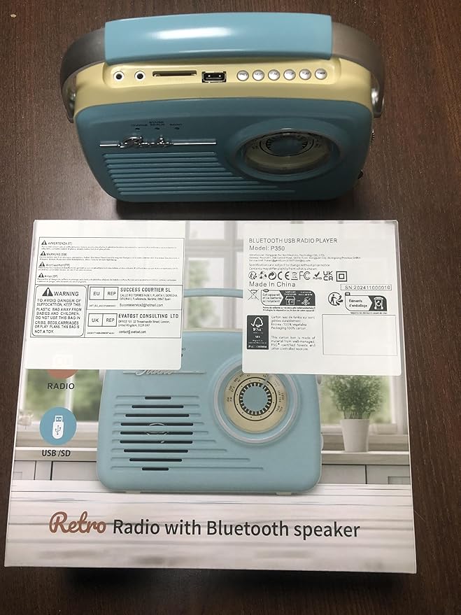 Portable Am Fm Radios, Radio Bluetooth Support Battery Operated and Plug in Wall - Image 13