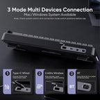 RedThunder K65 Wireless Mechanical Gaming Keyboard, Trip-Modes Connection - Image 4