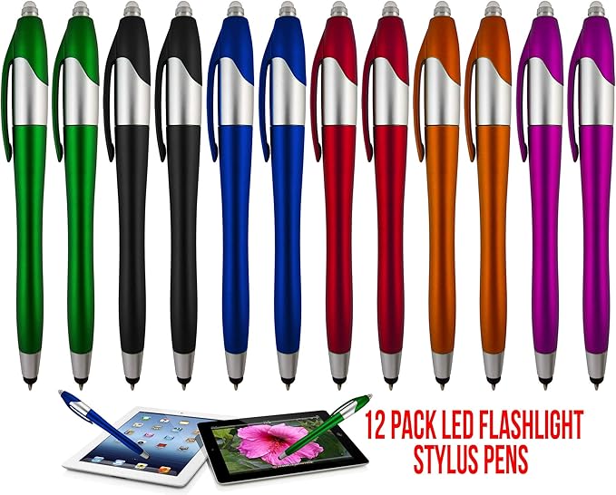 Stylus Pen, 3-1 Multi-Function, Ball Point Black Ink Pen, Capacitive Stylus - Image 3