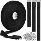 1"x39.4ft Hook and Loop Straps by Nettbe