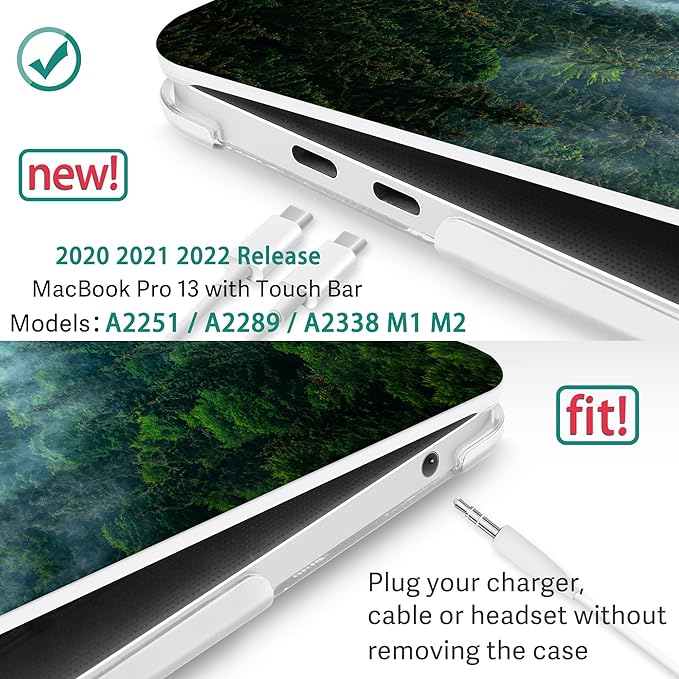 May Chen Compatible with MacBook Pro 13 inch Case 2022 2021 2020 Release Models - Image 2