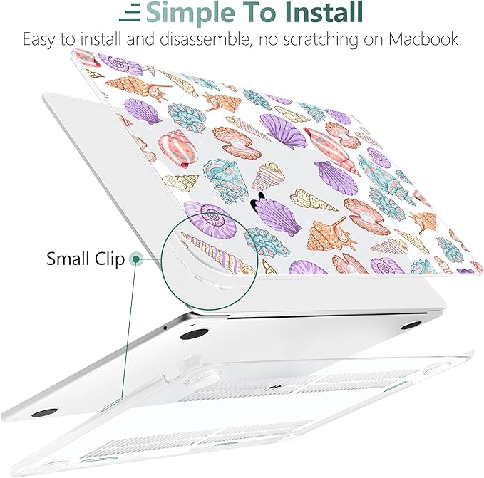 TWOLSKOO Compatible with M4 MacBook Air 15 inch Case 2025-2023 Released Model - Image 4