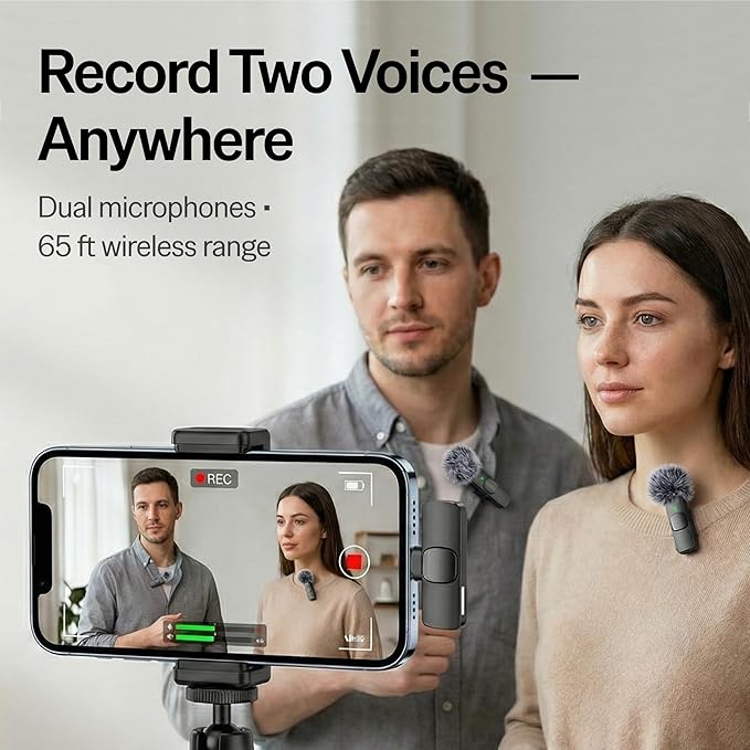 Mini Mic Pro – #1 Microphone for iPhone & Android, Wireless Mini Microphone - Image 5