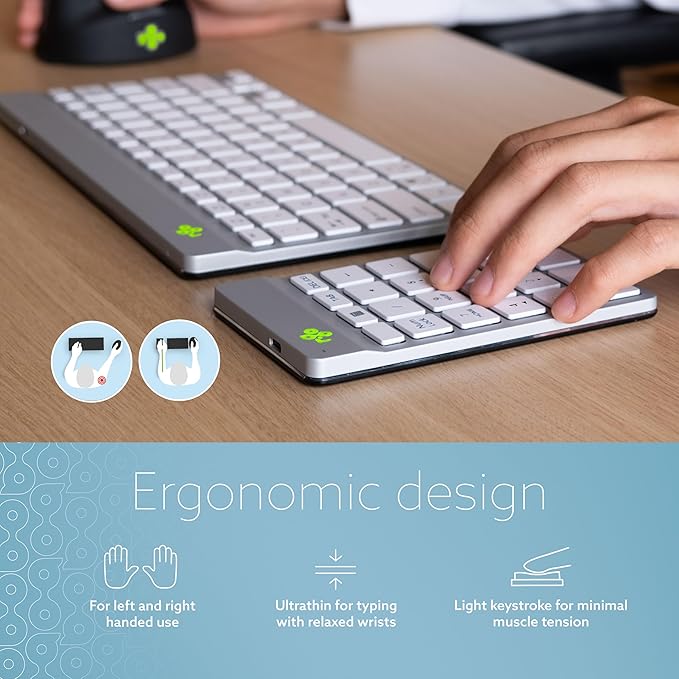 R-Go Number Pad Keyboard, for Financial Accounting, Data Entry & Excel - Image 2