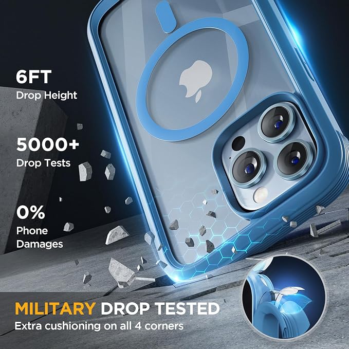 Miracase Magnetic Glass for iPhone 13 Pro Case, Compatible - Image 6