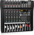 Audio Mixer 6 Channel Professional Mixer Console by MICNAUX