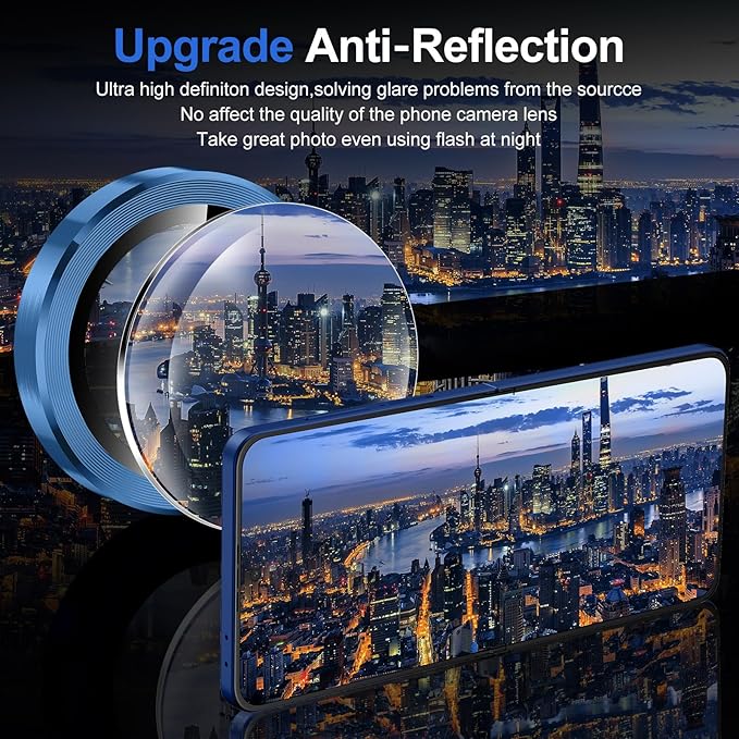 for Samsung Galaxy Z Flip 7 Camera Lens Protector, Individual Metal Ring - Image 4