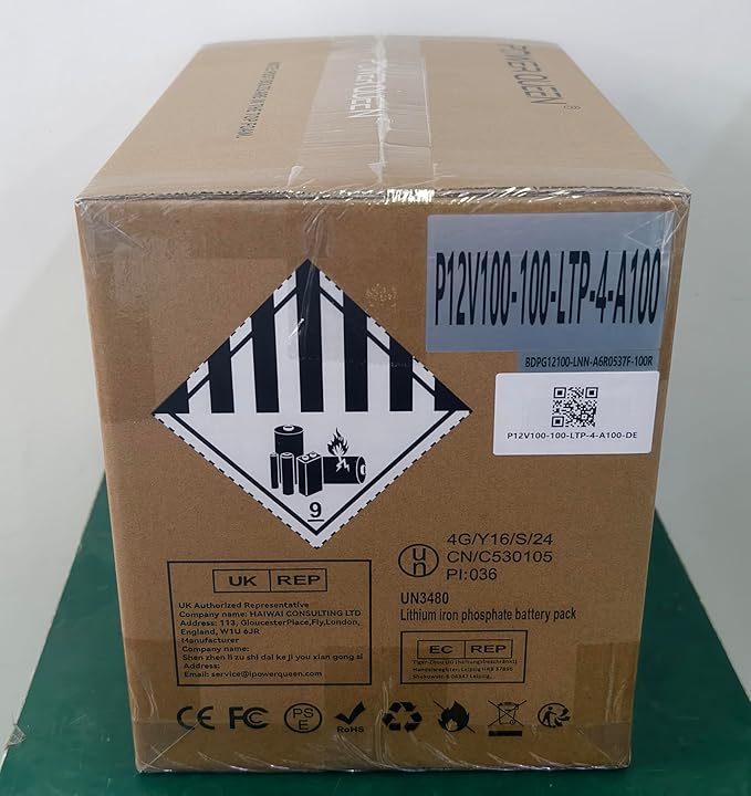 Power Queen 12V 200Ah PLUS LiFePO4 Battery, Built-in 200A BMS, 2560Wh Lithium - Image 10