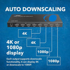 OREI 4x4 4K HDMI Matrix Switcher Splitter, Switch - Image 7