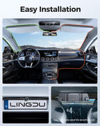 12" Mirror Dash Cam, 4K UHD Front and 2.5K Rear View Dash Camera - Image 7