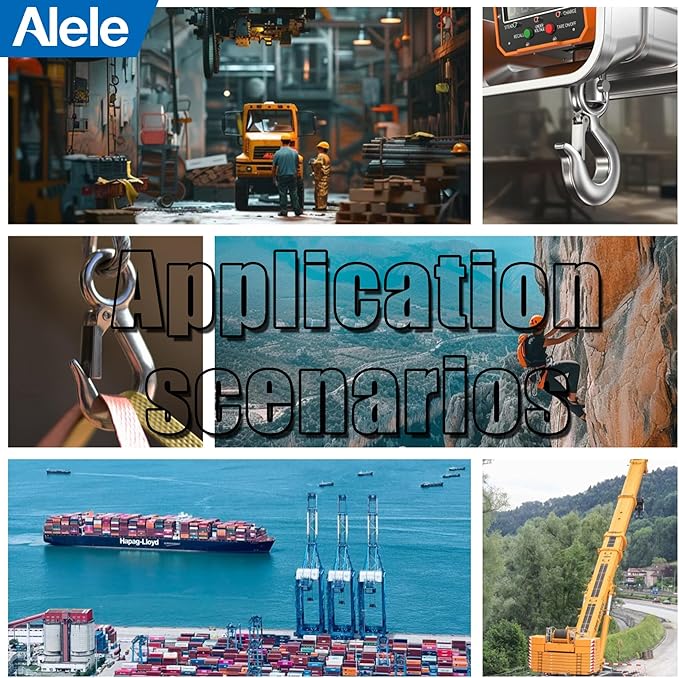 Alele 4Pack 0.5T Crane Scale Grab Hooks, Slip Hooks, Stainless Steel Lifting - Image 6