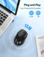 TECKNET Wireless Mouse Rechargeable, Mouse - Image 3