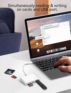 USB C SD Card Reader, 5 in 1 USB-C to Memory Card Adapter - Image 2